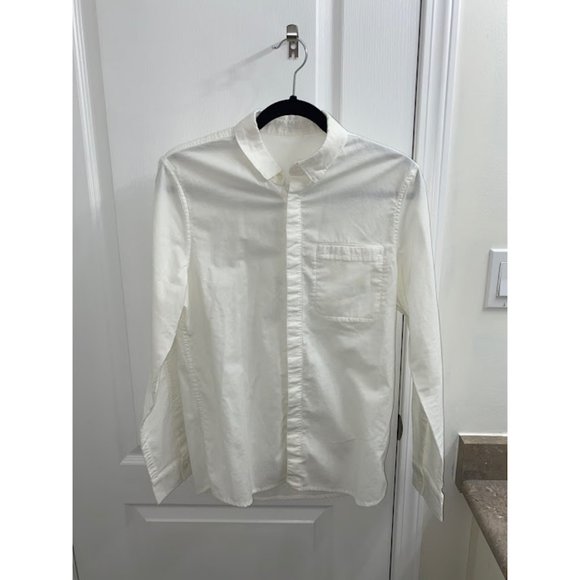 Men's Lululemon White Button-Up Shirt - Picture 2 of 5